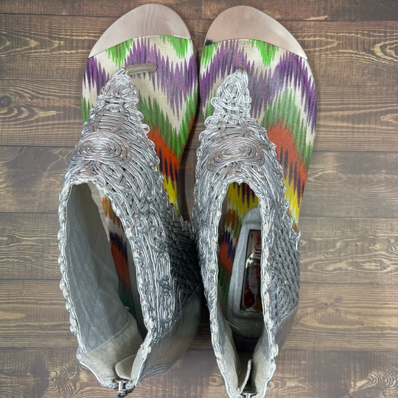 Two Lips silver sandals - Picture 1 of 6